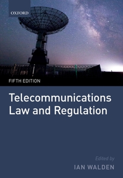 Paperback Telecommunications Law and Regulation Book