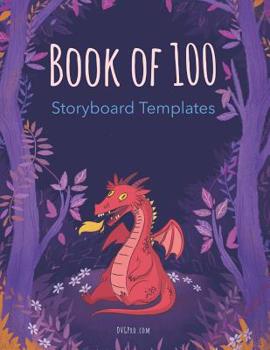 Paperback Book of 100 Storyboard Templates Book