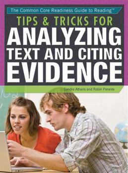 Library Binding Tips & Tricks for Analyzing Text and Citing Evidence Book