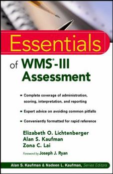 Paperback Essentials of Wms-III Assessment Book
