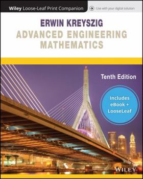 Paperback Advanced Engineering Mathematics, 10e Enhanced EPUB Reg Card with Loose-Leaf Print Companion Set Book