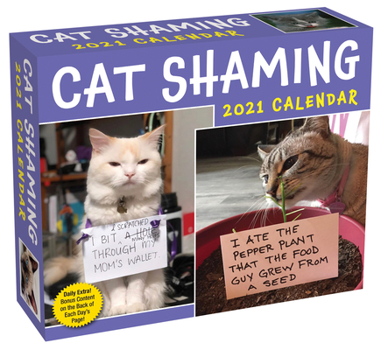 Calendar Cat Shaming 2021 Day-To-Day Calendar Book