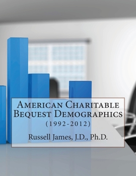 Paperback American Charitable Bequest Demographics: (1992-2012) Book