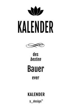 Kalender für Bauer: _ Wochen-Planer 2020 / Tagebuch / Journal für das ganze Jahr: Platz für Notizen, Planung / Planungen / Planer,  Erinnerungen und Sprüche (German Edition)