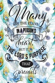 Paperback My Sermon Notes Journal: Many Are The Plans Proverbs 19:21 - 100 Days to Record, Remember, and Reflect - Scripture Notebook - Prayer Requests - Book