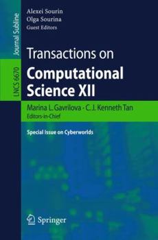 Paperback Transactions on Computational Science XII: Special Issue on Cyberworlds Book