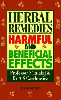 Paperback Herbal Remedies: Harmful and Beneficial Effects Book