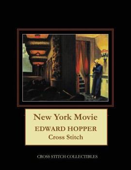 Paperback New York Movie: Edward Hopper Cross Stitch Pattern [Large Print] Book