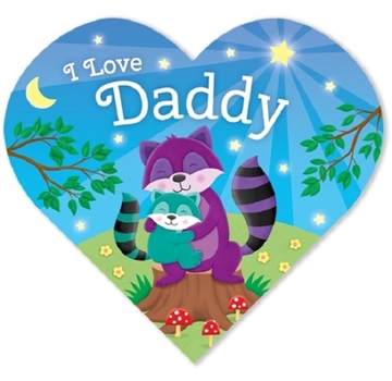 Board book Heart-Shaped BB - I Love Daddy Book