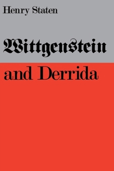 Paperback Wittgenstein and Derrida Book