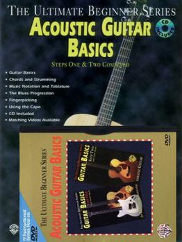 Paperback Ultimate Beginner Acoustic Guitar Basics Mega Pak: Book, CD & DVD Book