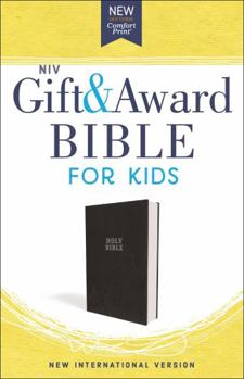Paperback Niv, Gift and Award Bible for Kids, Flexcover, Black, Comfort Print Book