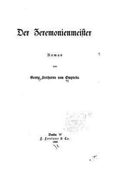 Paperback Der Zeremonienmeister, Roman [German] Book