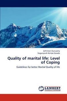 Paperback Quality of marital life: Level of Coping Book