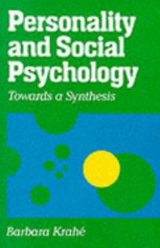 Paperback Personality and Social Psychology: Towards a Synthesis Book