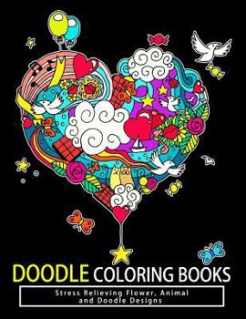 Paperback Doodle Coloring Books: Adult Coloring Books: Relax on an Intergalactic Journey through the Universe and Cute Monster Book