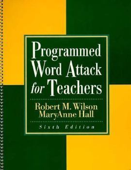 Paperback Programmed Word Attack for Teachers Book