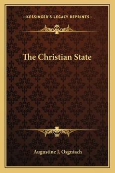 Paperback The Christian State Book