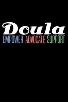 Paperback Journal: Doula Midwife Birthing Labor Coach Support Black Lined Notebook Writing Diary - 120 Pages 6 x 9 Book