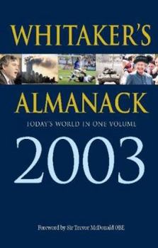 Hardcover Whitaker's Almanac 2003 Book