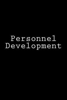 Paperback Personnel Development: Notebook Book