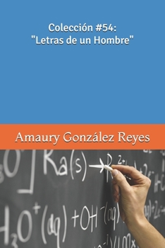 Paperback Colección #54: "Letras de un Hombre" [Spanish] Book