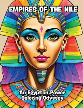 Paperback Empires of the Nile: An Egyptian Power Coloring Odyssey Book