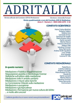 Paperback Adritalia (Numero 1, Anno 2016) [Italian] Book