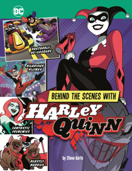 Library Binding Behind the Scenes with Harley Quinn Book