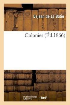 Paperback Colonies [French] Book