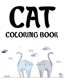 Paperback Cat Coloring Book: Cat Activity Coloring Book For Kids Book