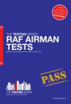 Paperback RAF Airman Tests: Sample Test Questions for the RAF Airman Test Book