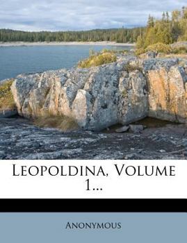 Paperback Leopoldina, Erstes Heft [German] Book