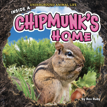 Paperback Inside a Chipmunk's Home Book