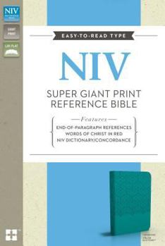 Imitation Leather Super Giant Print Reference Bible-NIV [Large Print] Book