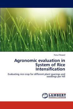 Paperback Agronomic Evaluation in System of Rice Intensification Book