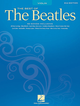 Paperback The Best of the Beatles: Violin Book