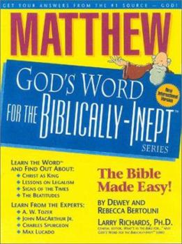 Paperback Matthew: God's Word for the Biblically-Inept Book