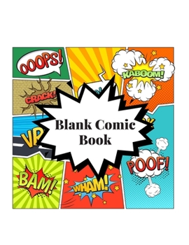 Paperback Blank Comic Book: Blank Comic Book Gift to draw your Own Comic - For Kids, Girls to Create Your Own Comic Book