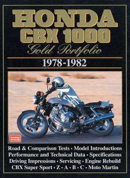 Paperback Honda CBX 1000 Gold Portfolio 1978-1982 Book