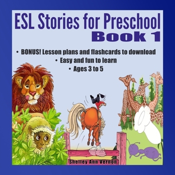 Paperback ESL Stories for Preschool: Book 1 Book