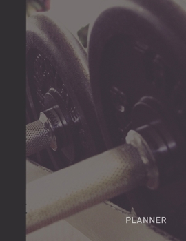 Planner: Dumbbells 2 Year Monthly Planner with Note Pages (24 Months) | Jan 2020 - Dec 2021 | Month Planning | Appointment Calendar Schedule | Plan Each Day, Set Goals & Get Stuff Done