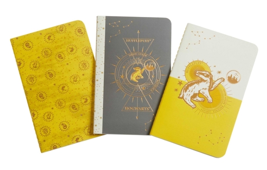 Paperback Harry Potter: Hufflepuff Constellation Sewn Pocket Notebook Collection Book