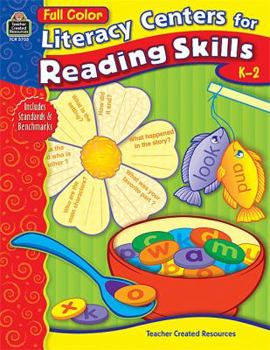 Paperback Literacy Centers for Reading Skills, K-2 Book