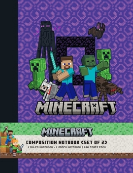 Minecraft Composition Notebook Set (Set of 2)