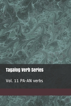 Paperback Tagalog Verb Series Vol. 11 PA-AN Verbs Book