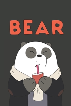 Bears: Panda we bare bears  Journal and Notebook for Girls - Composition Size (6x9) With Lined and Blank Pages, Perfect for Journal, Doodling, Sketching and Notes