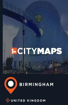 Paperback City Maps Birmingham United Kingdom Book