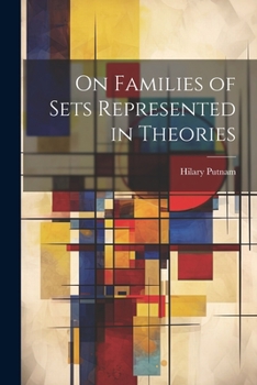 Paperback On Families of Sets Represented in Theories Book