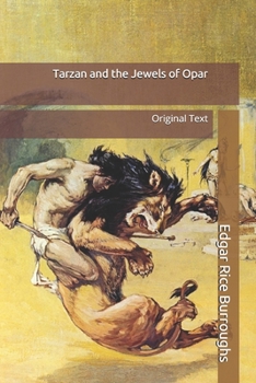 Paperback Tarzan and the Jewels of Opar: Original Text Book
